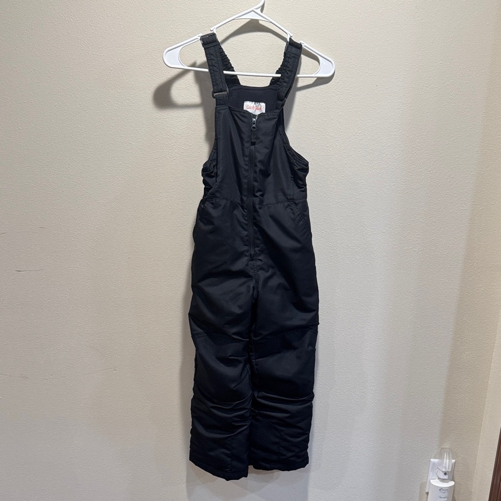 Cat & Jack Black Kids Snow Pants Overalls